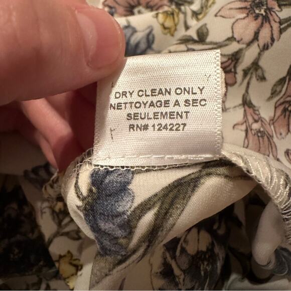 MISA Los Angeles Amal Multicolor Floral Off the Shoulder Ruffle Mini Dress Sz XS - Picture 9 of 12